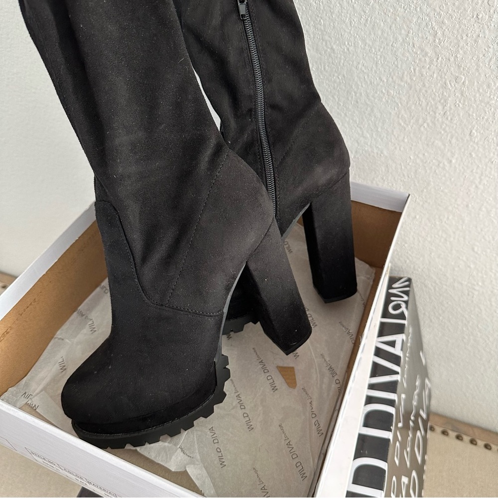 Wild Diva Lounge over the knee boots